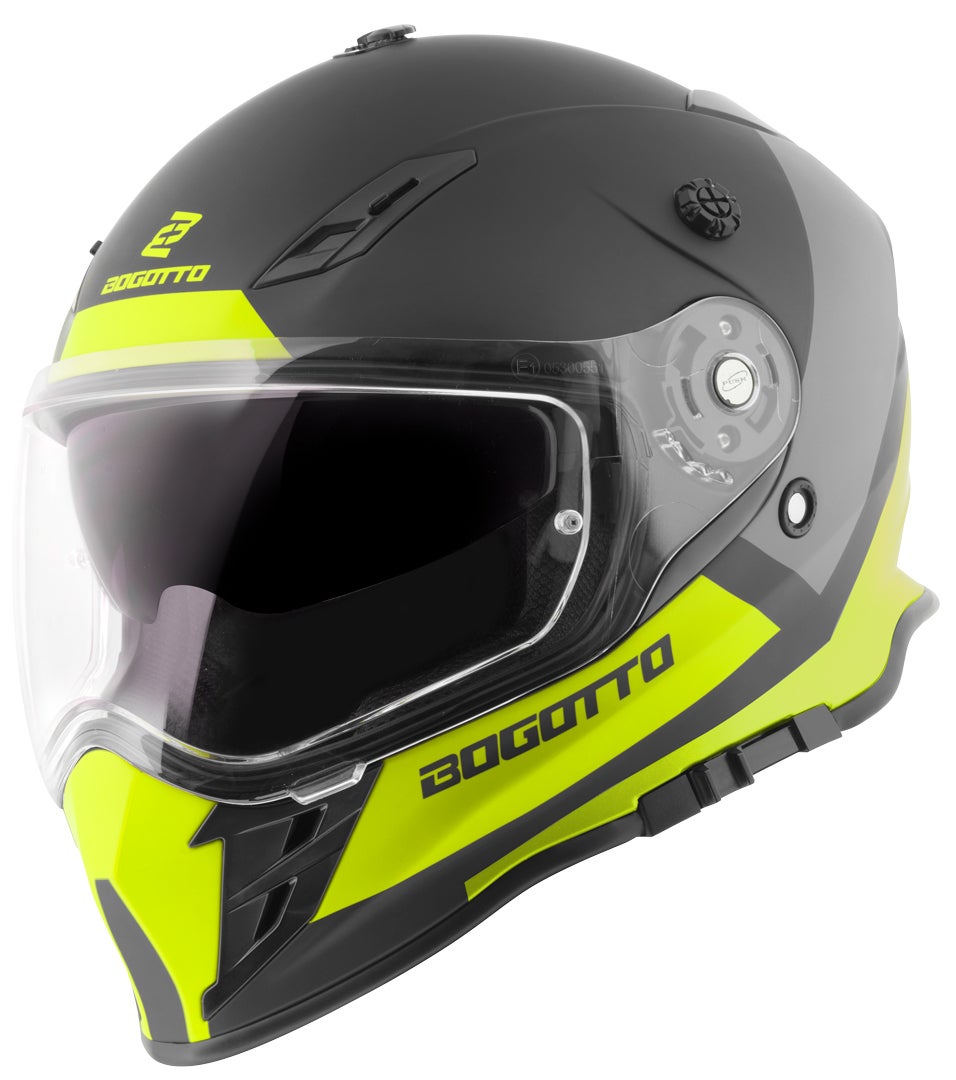Bogotto V331 Pro Tour Casco Enduro giallo S Figura 8