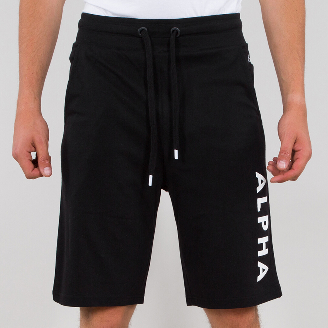 Alpha Industries Jersey Shorts Sort XXL Figur 1