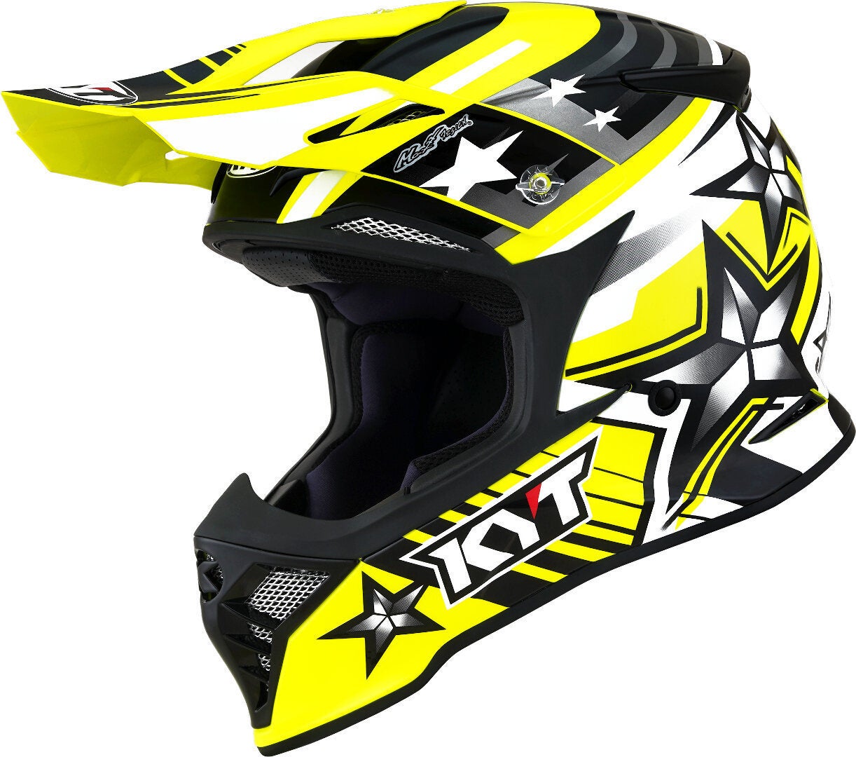 KYT Skyhawk Ardor Casco motocross giallo L (59/60) Figura 1