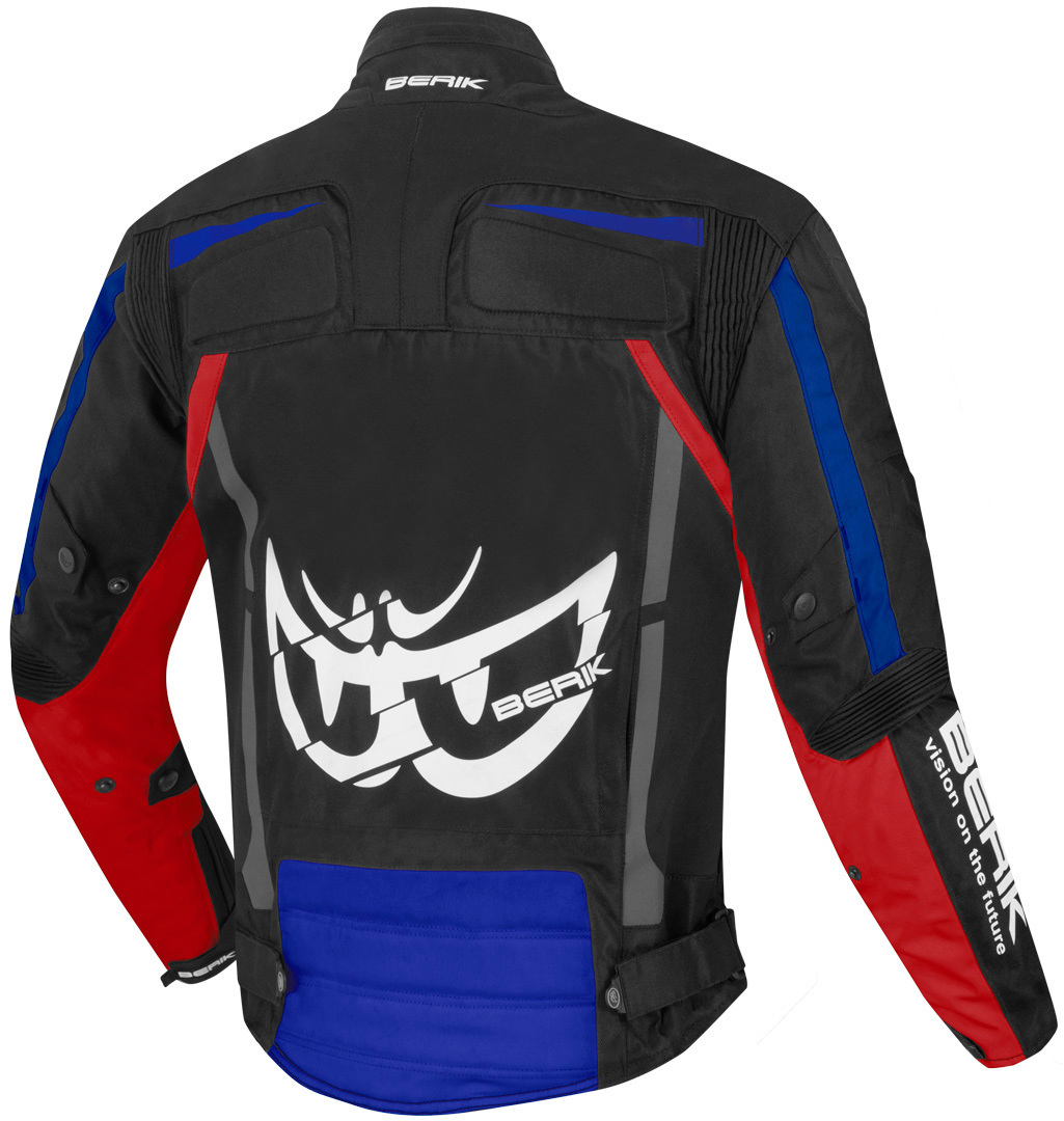 Berik Radic Evo Waterproof Motorcycle Textile Jacket black/red/blue 56 Figure 2