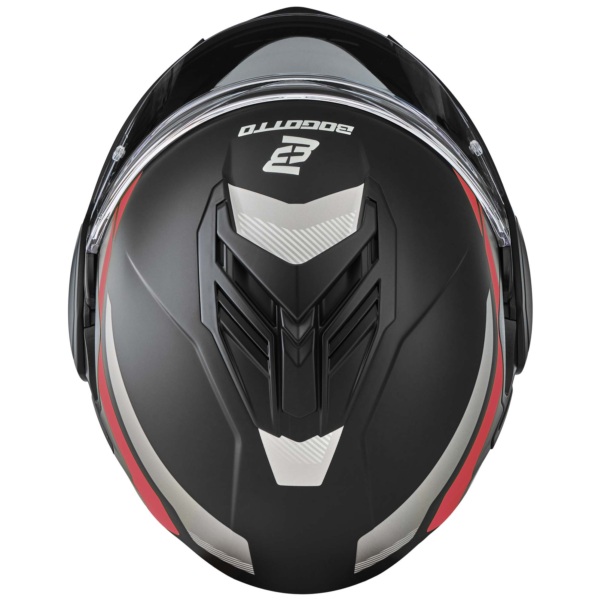 Bogotto FS-X600 Atyr Cască Negru mat/gri/roșu L Figura 6