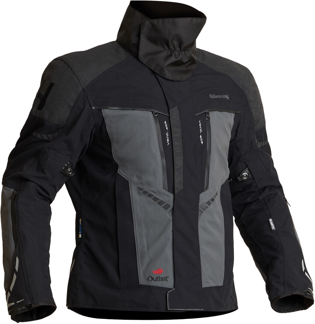 Halvarssons Vansbro waterproof Motorcycle Textile Jacket black/grey 58 Figure 3