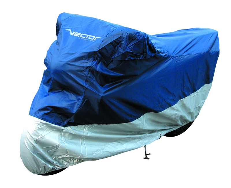 VECTOR Capa Protetora Interna/Externa para Moto/Scooter - Azul/Prata - S Figura 2