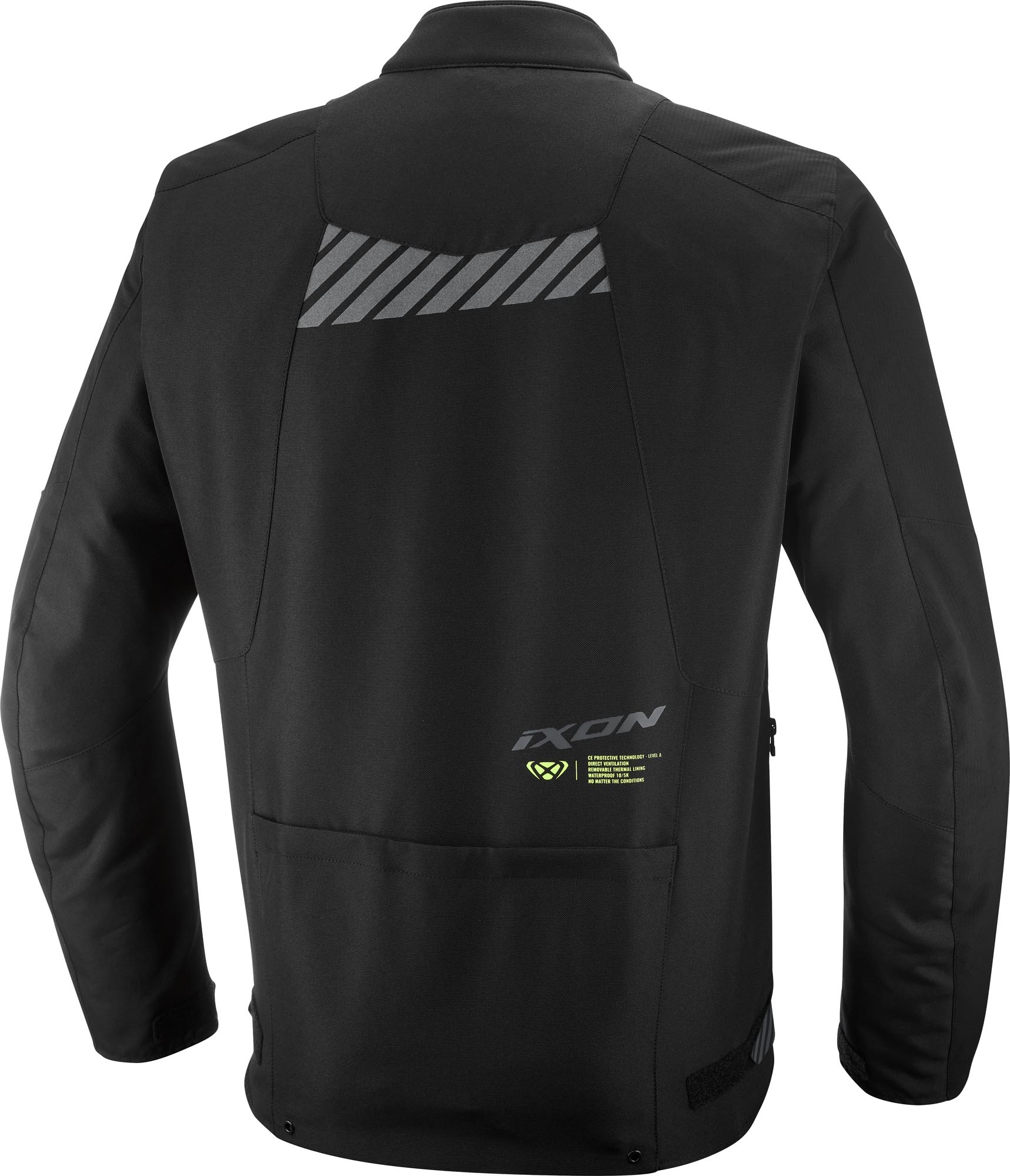 Ixon Tyr Motorcykel Tekstilparka sort/gul L Figur 2