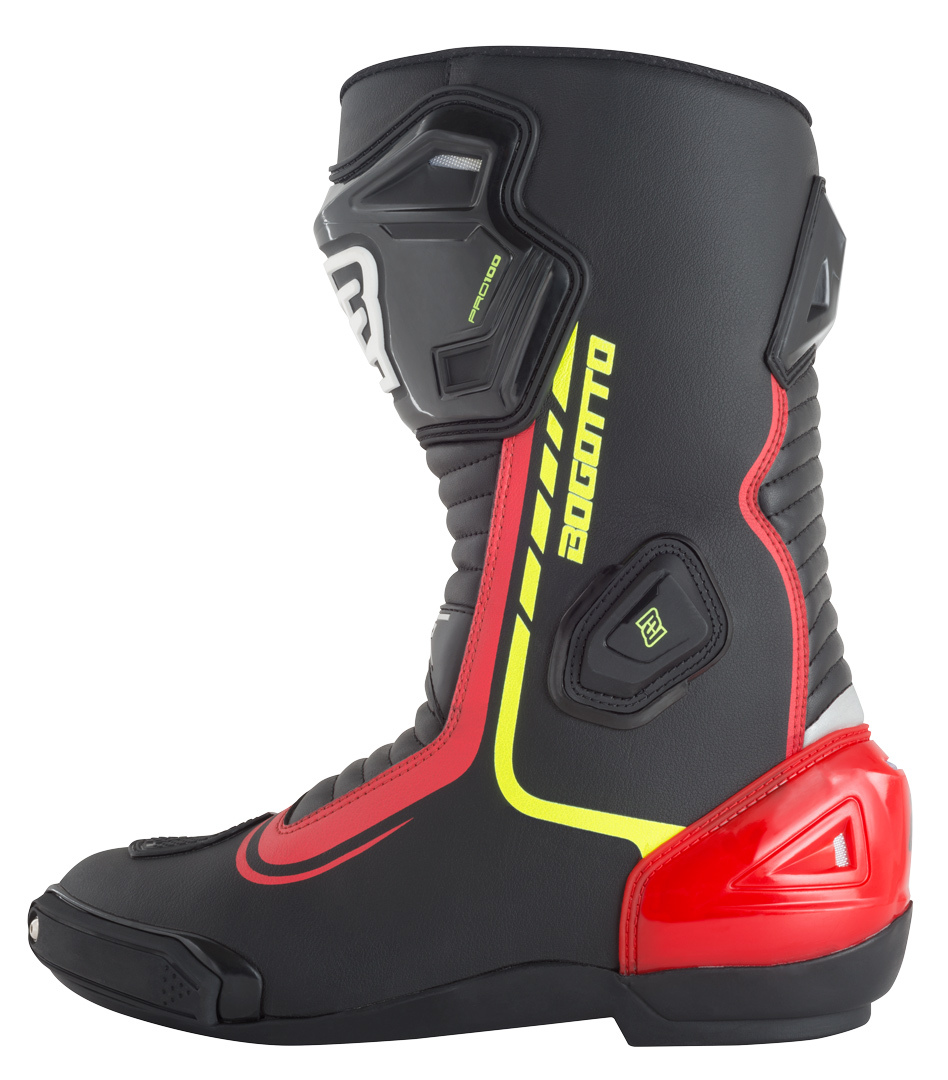 Bogotto Race-X Motorcycle Boots black/red/yellow 43 Figure 2