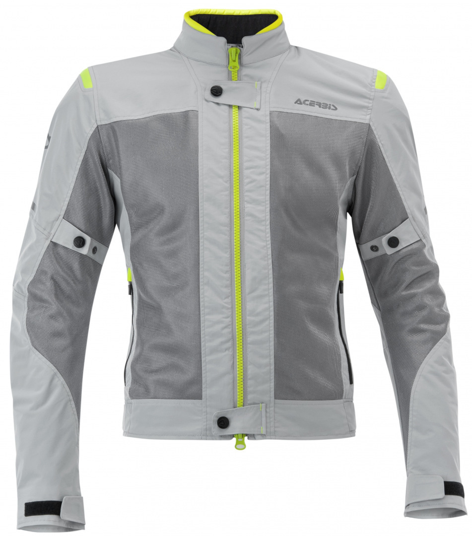 Acerbis Ramsey Vented Motorrad Textiljacke grau/gelb S Abbildung 3