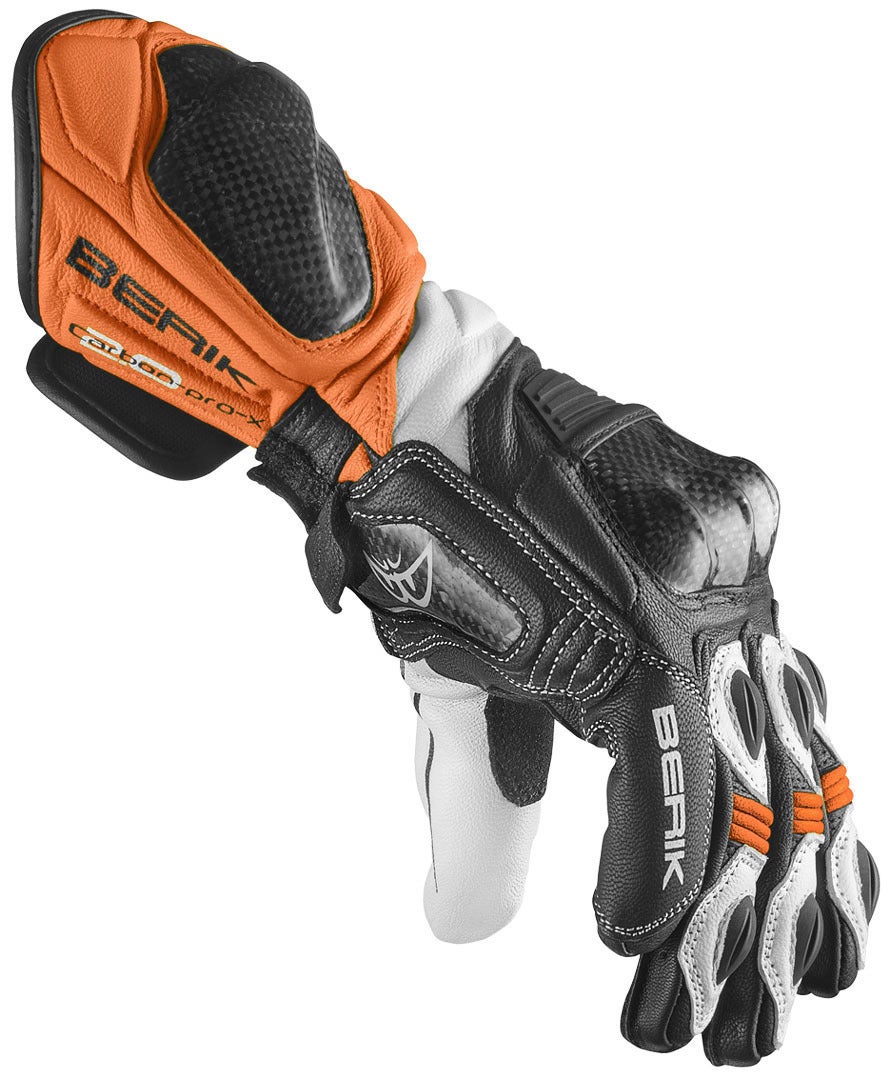 Berik TX-1 Pro Gants de moto Noir/Blanc/Orange 3XL Figure 3
