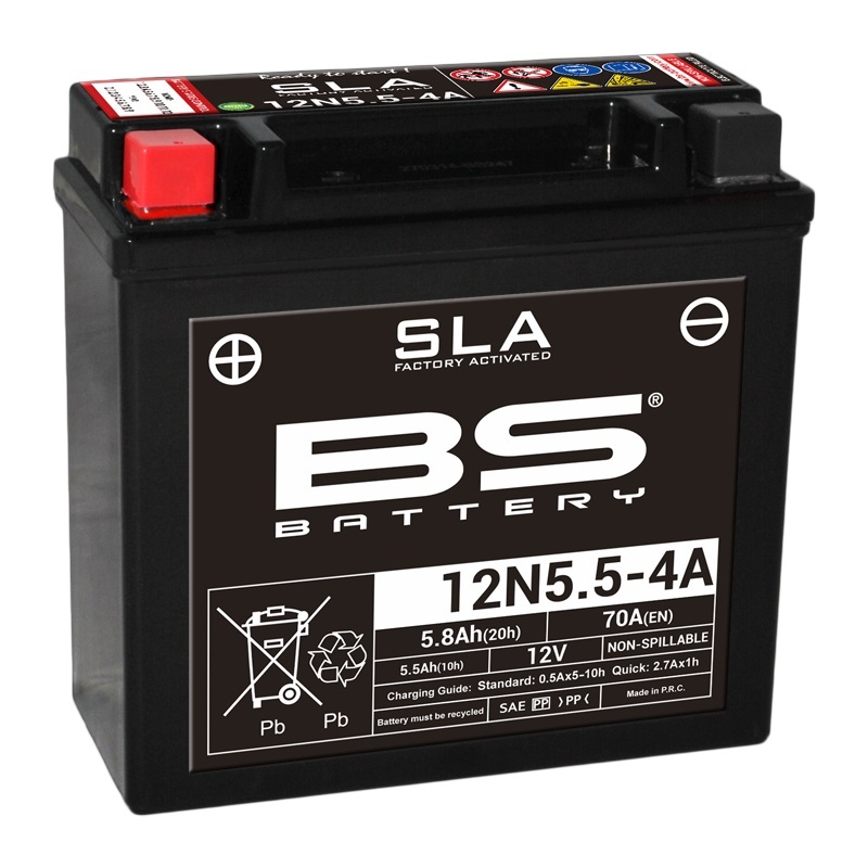 Bateria BS Bateria SLA fără întreținere activată din fabrică - 12N5.5-4A/4B Figura 1