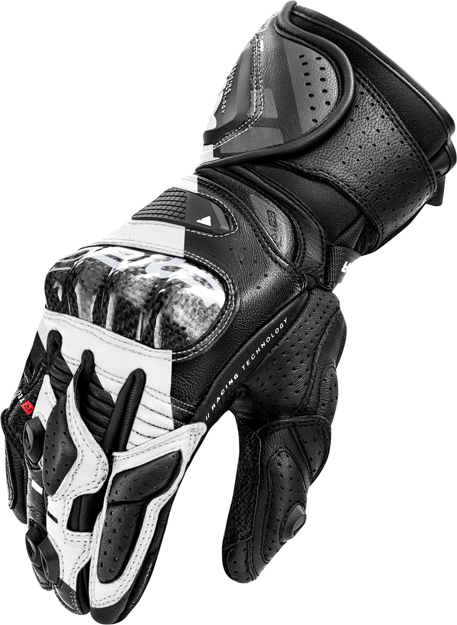 SHIMA RS-3 Gants de moto Noir/Blanc M Figure 2