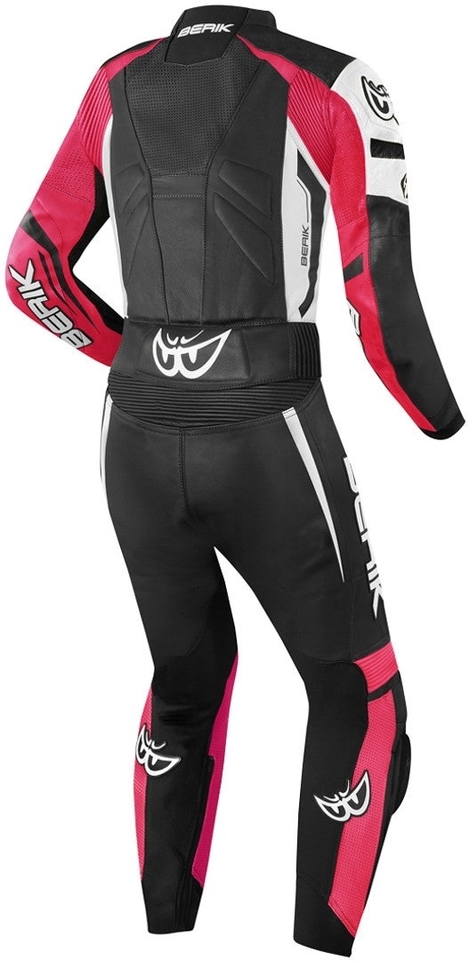 Berik Monza Ladies Two-Piece Motorcycle Leather Suit black/white/pink 42 Figure 2