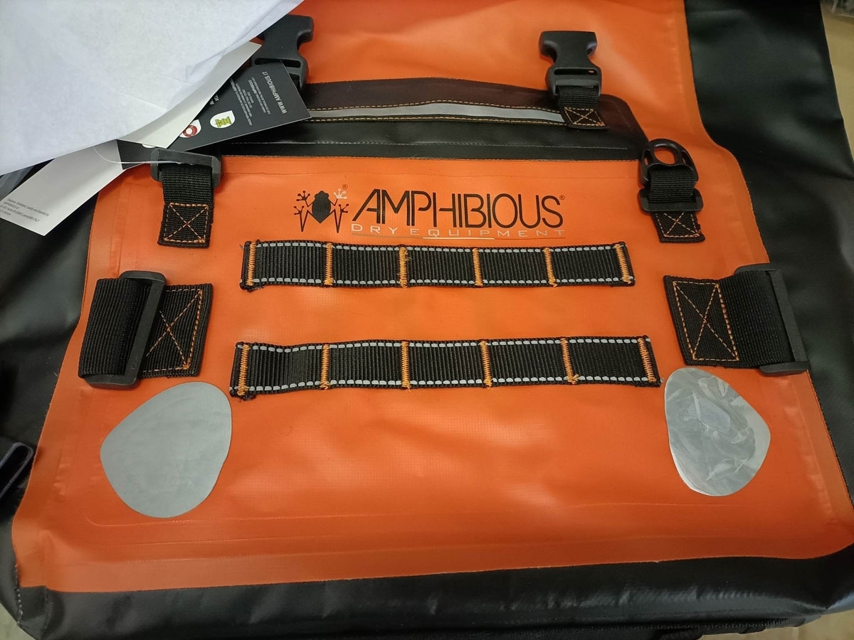Amphibious Motobag II 2024 Set de genți laterale impermeabile portocaliu Figura 2