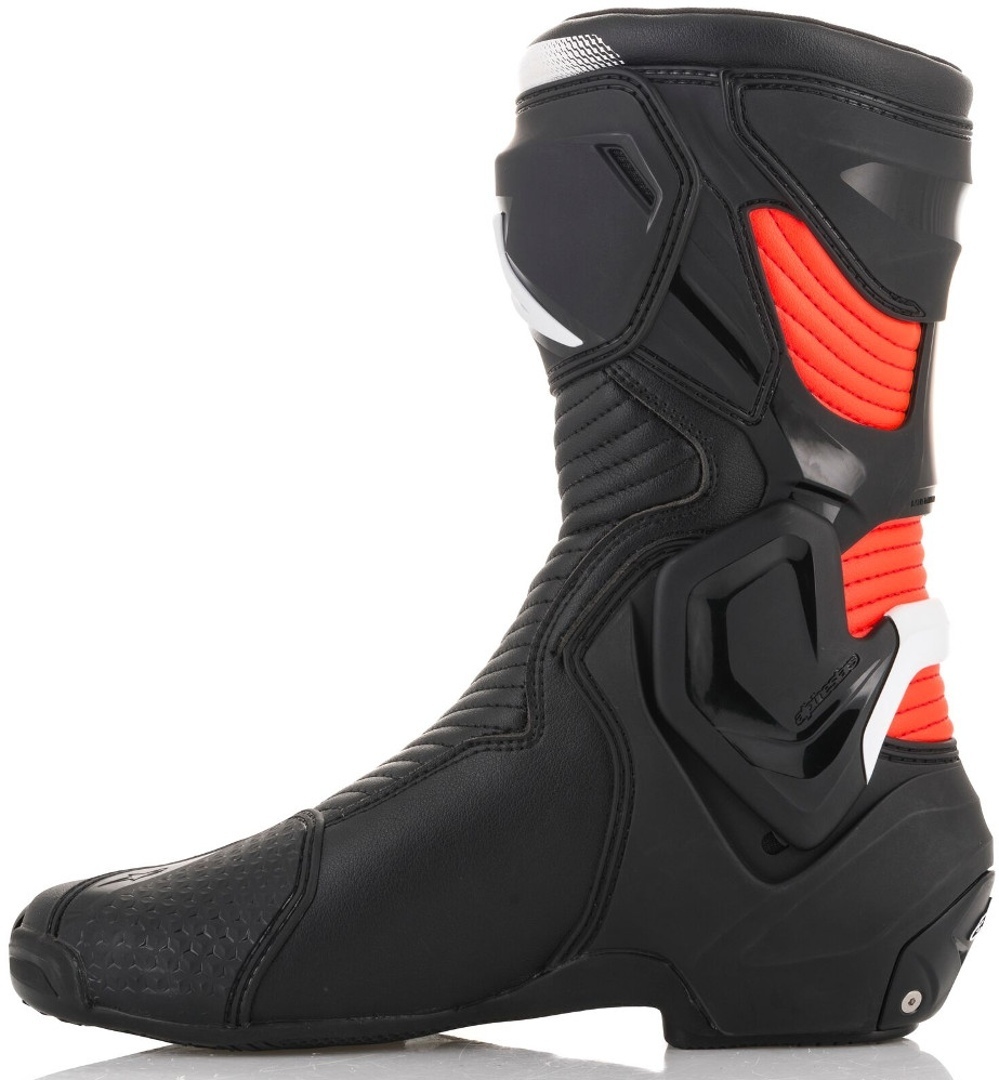 Alpinestars SMX Plus v2 Motorcycle Boots black/white/red 40 Figure 6