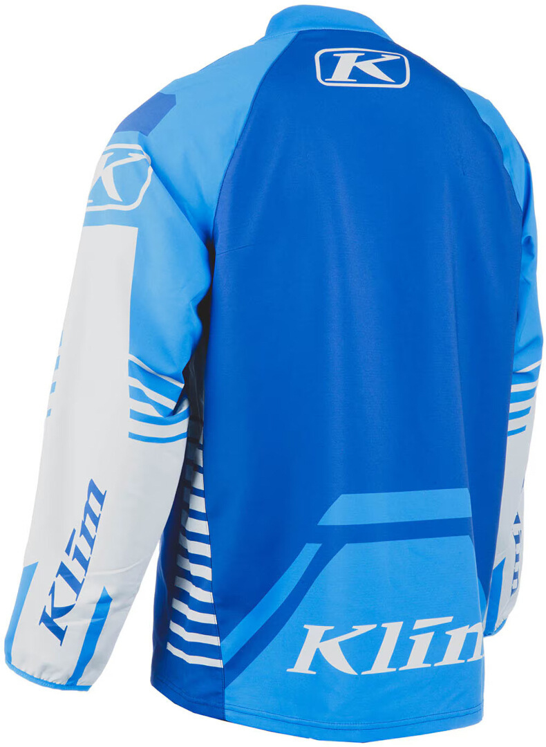 Klim Revolt 1/4 Zip Pullover hellblau/dunkelblau 3XL Abbildung 2