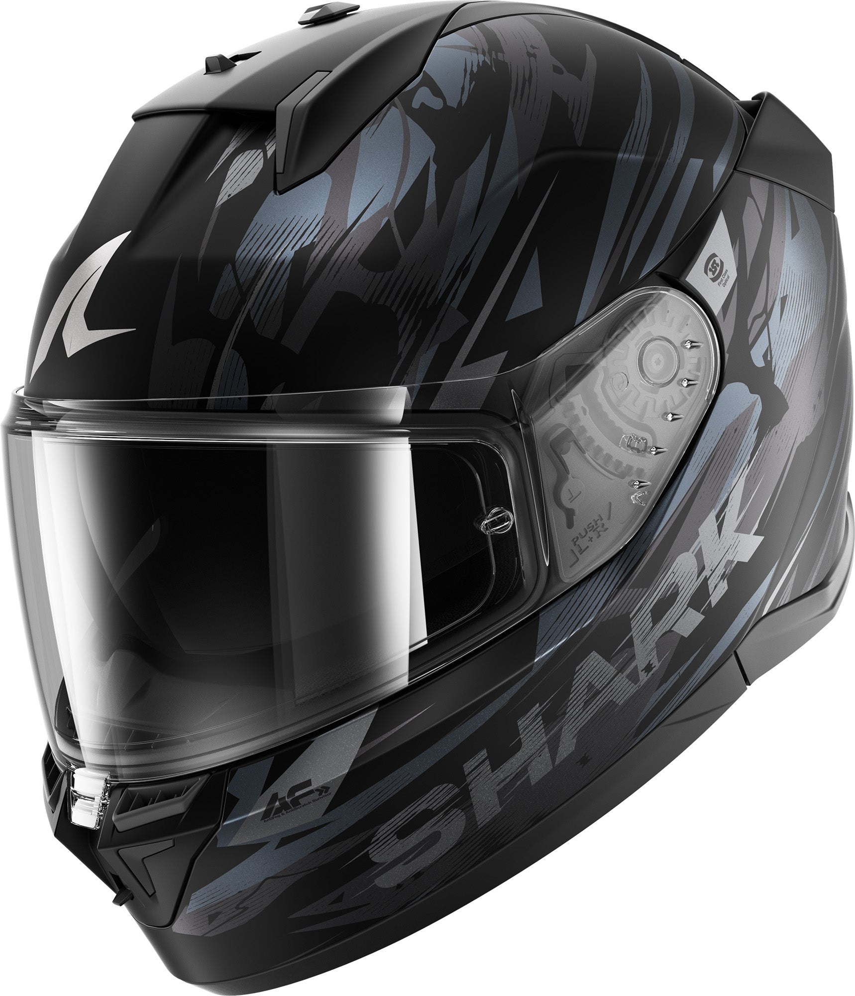 Shark D-Skwal 3 Inkrider Cască Black matt/anthracite M (57/58) Figura 1