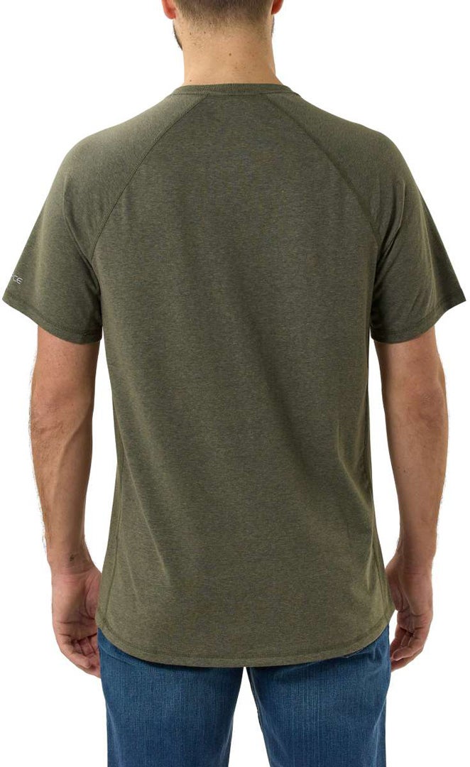 Carhartt Force Flex Block Logo Triko olive XXL Obrázek 3