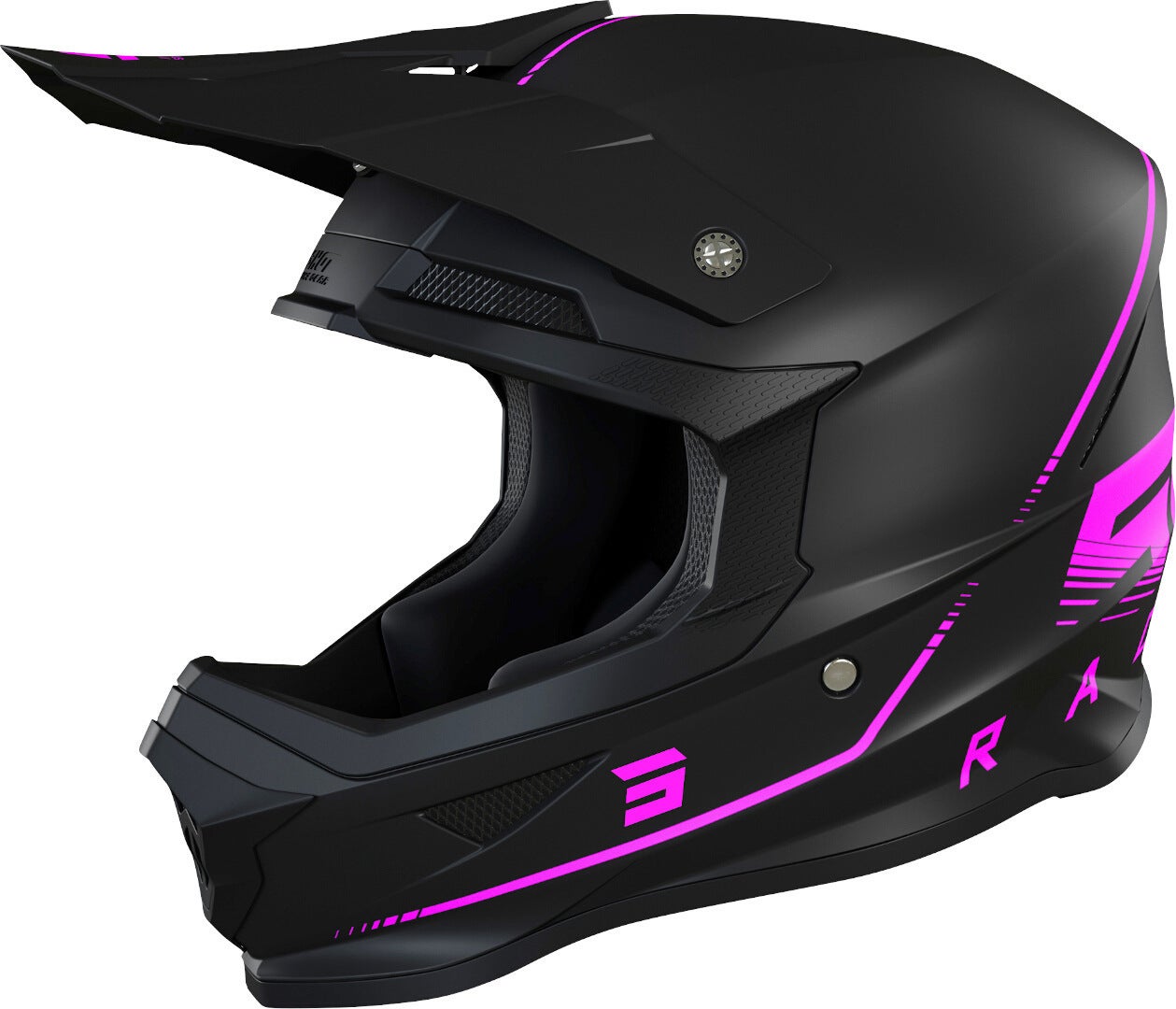 Shot Furious Draw 3.0 Casco Motocross nero/rosa S (55/56) Figura 1
