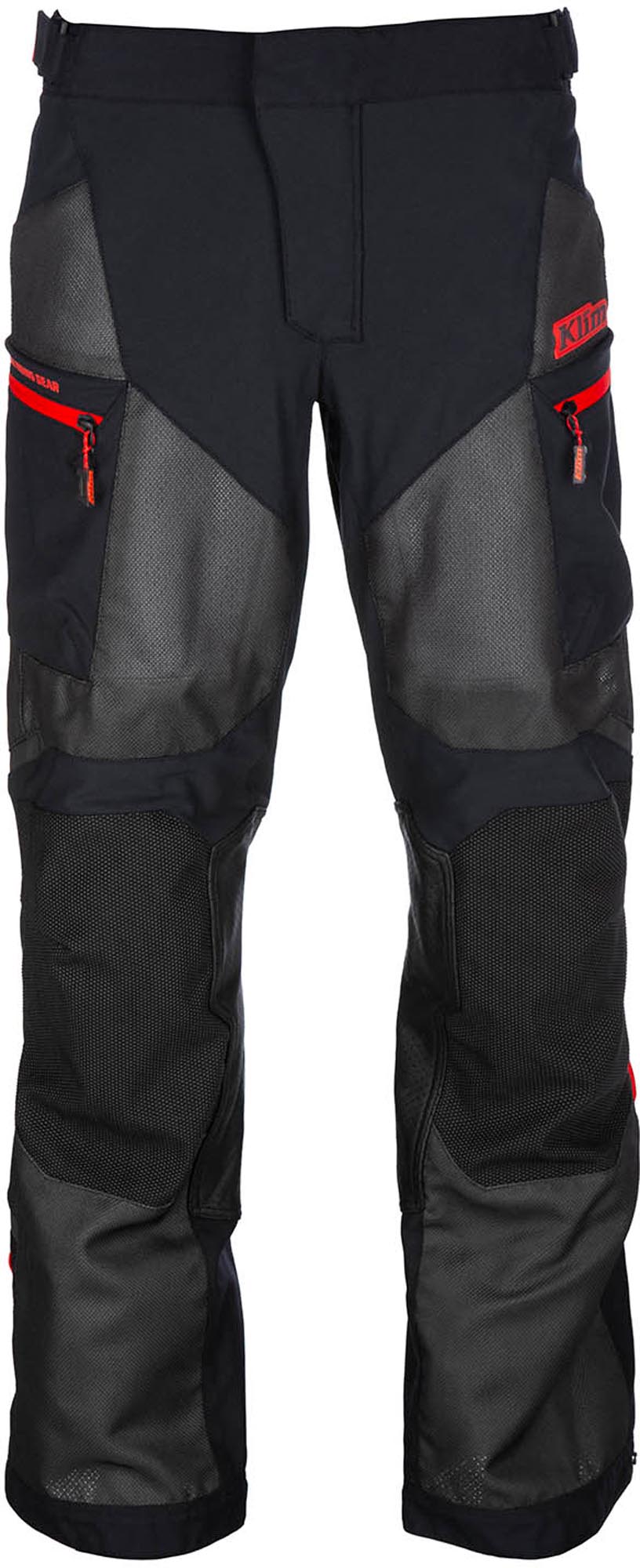 Klim Baja Mesh Motorcycle Textile Pants black Long 34 Figure 3