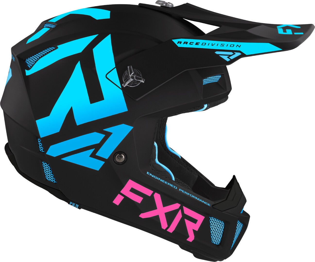 FXR Clutch CX MX Gear Casque de motocross bleu/noir M (57/58) Figure 4