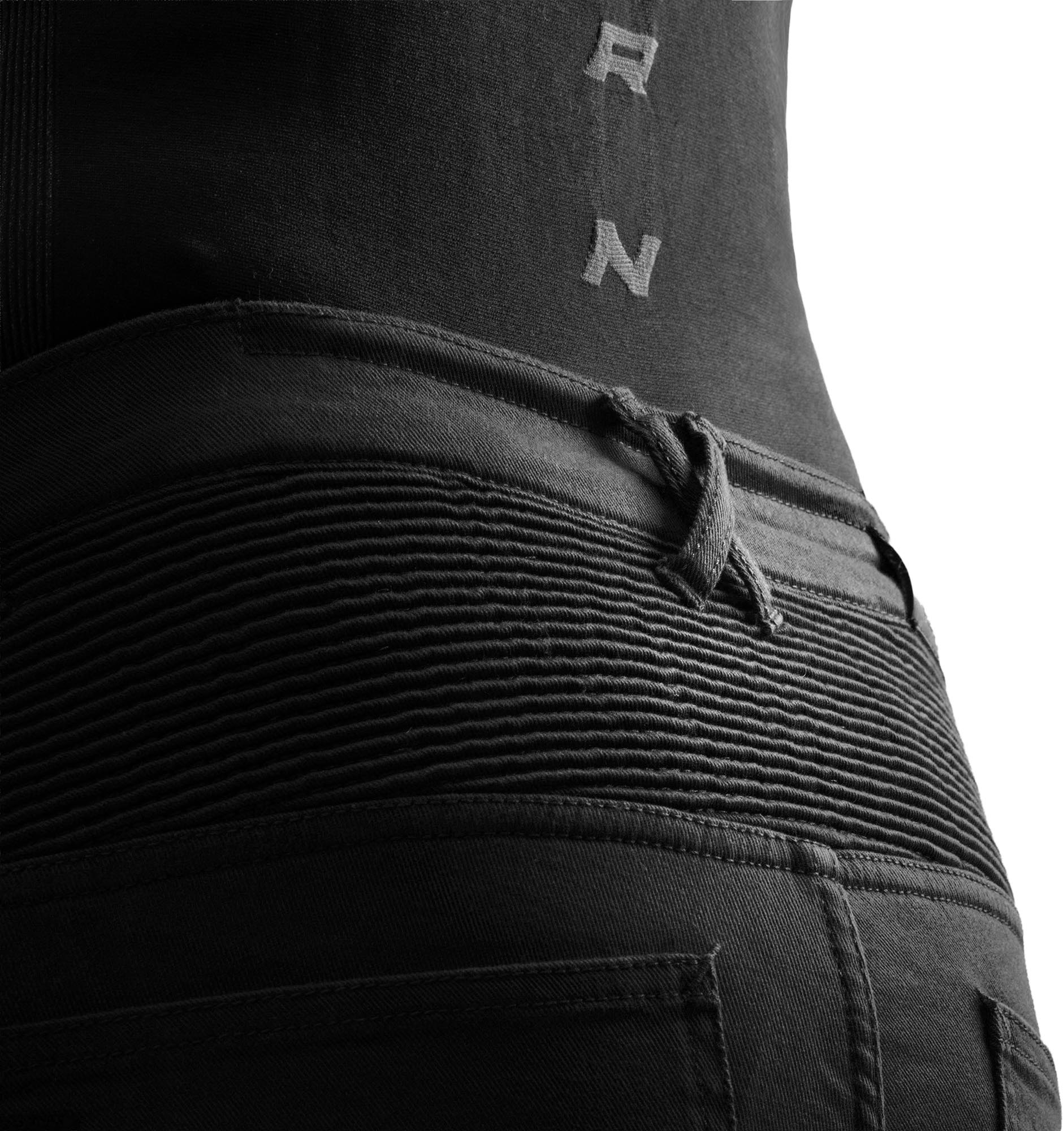 Rebelhorn Faster Motorcykeljeans Sort 38 (30) Figur 6
