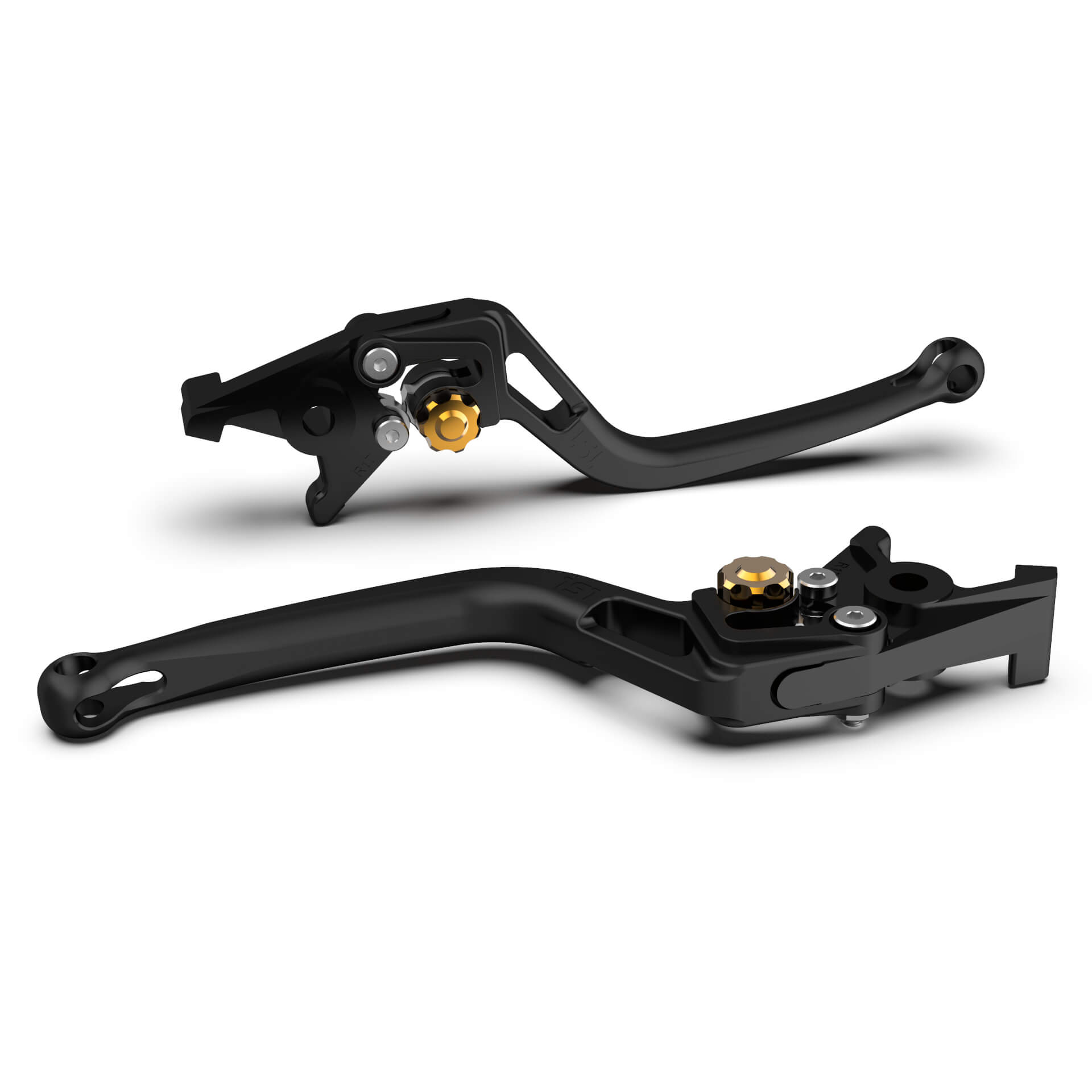 Levier de frein LSL BOW R52R Black Beadblasted Or Figure 1