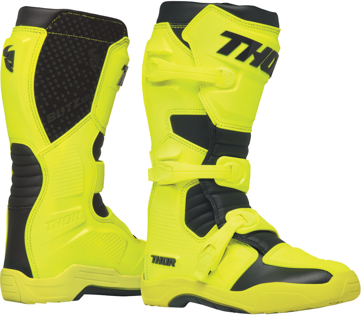 Thor Blitz XR MX Motocross støvler gul/sort 14 Figur 1