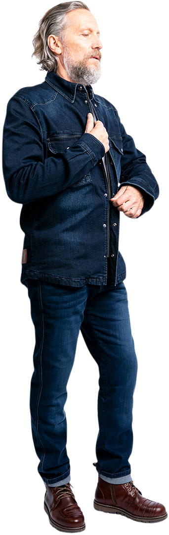 John Doe Ironhead Mechanix XTM Džíny tmavě modrá 32 L32 Obrázek 7