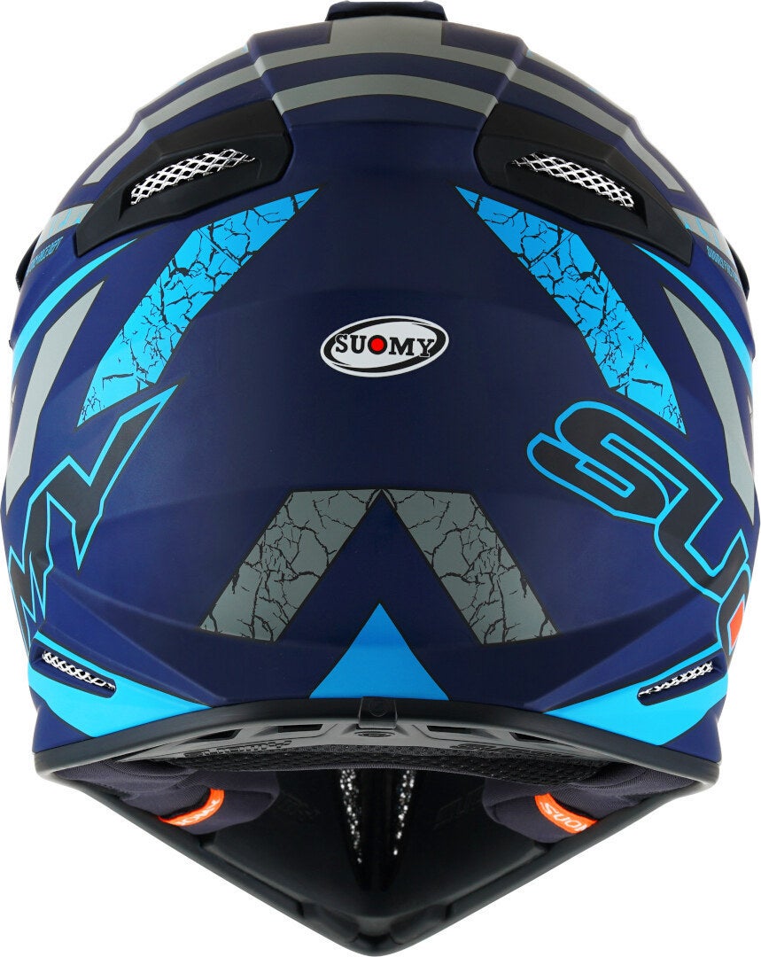 Suomy X-Wing Reel E06 Capacete de Motocross Cinza/azul M (57/58) Figura 4