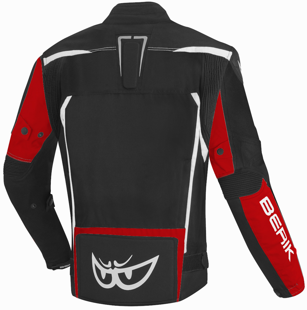 Berik Toronto Waterproof Motorcycle Textile Jacket black/red/white 60 Figure 2