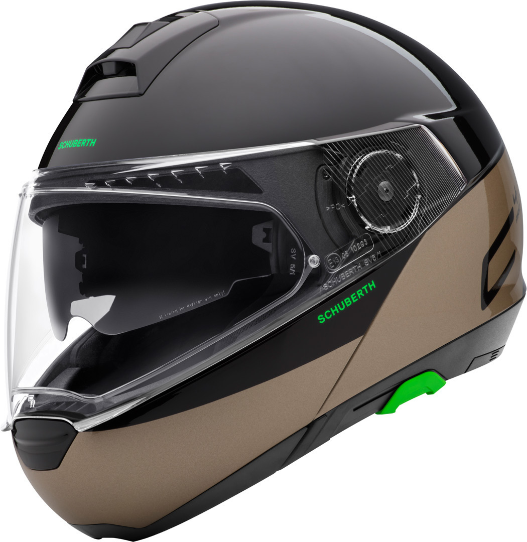 Schuberth C4 Pro Swipe Casco nero/oro M (57) Figura 1