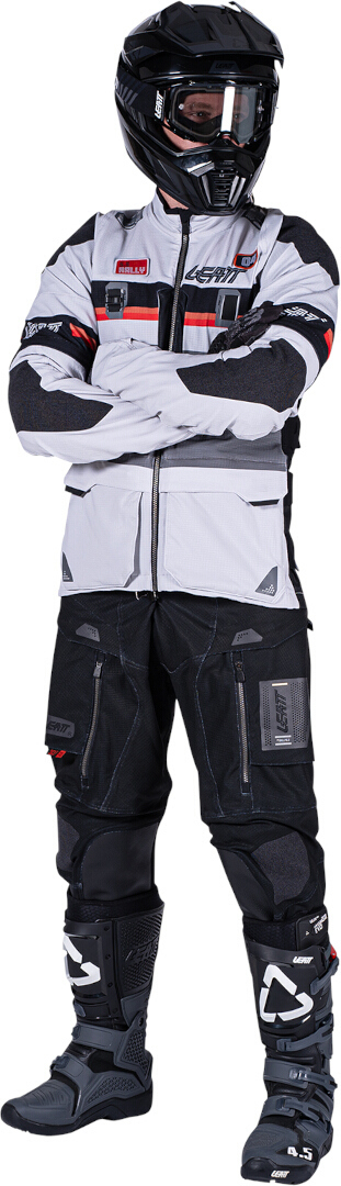 Leatt ADV Rally 5.5 Blouson textile de moto Gris clair/gris foncé/noir L Figure 28