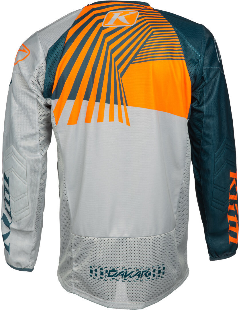 Klim Dakar 2023 Motocross Jersey grau/orange M Abbildung 4