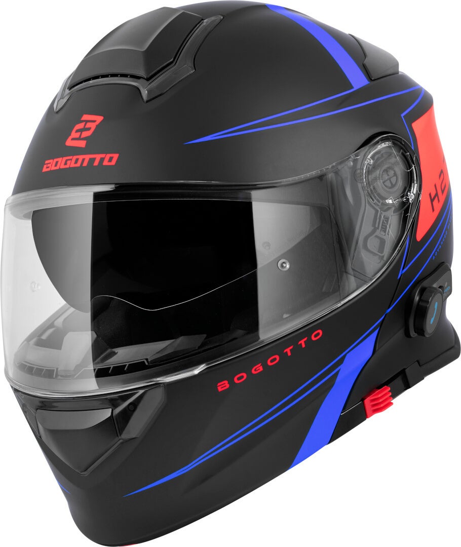 Side view of Bogotto H271 BT Taog Bluetooth Helmet