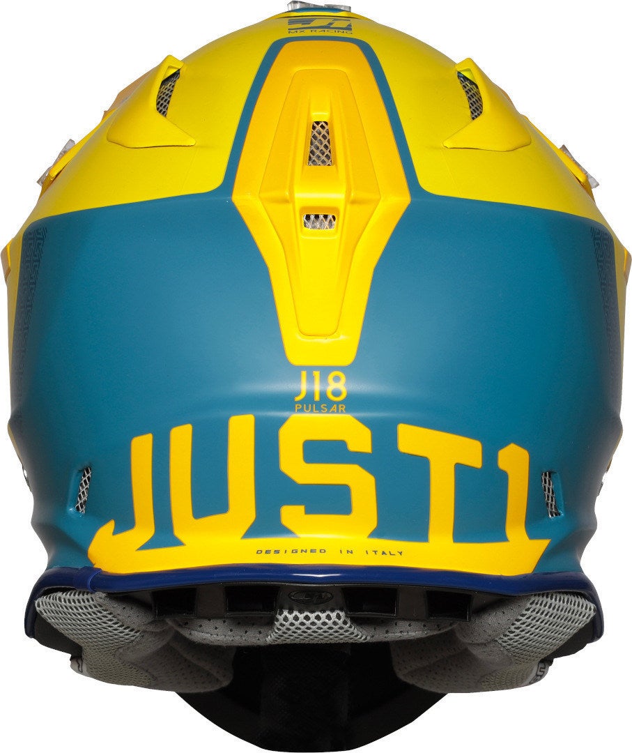 Just1 J18 Pulsar Motocross Helmet yellow/blue S (55/56) Figure 4