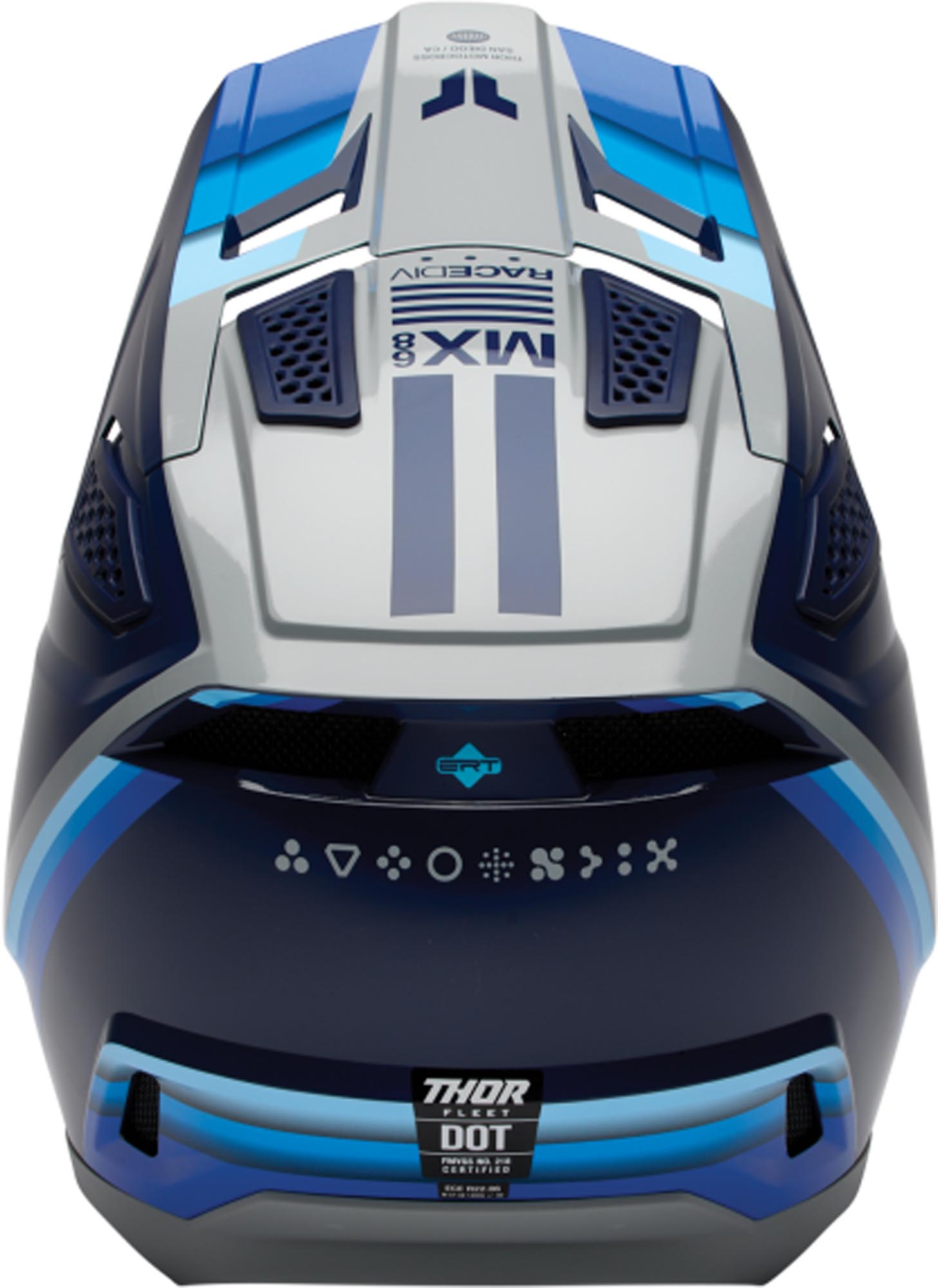 Side view of Thor Fleet Defy Motocross Helmet