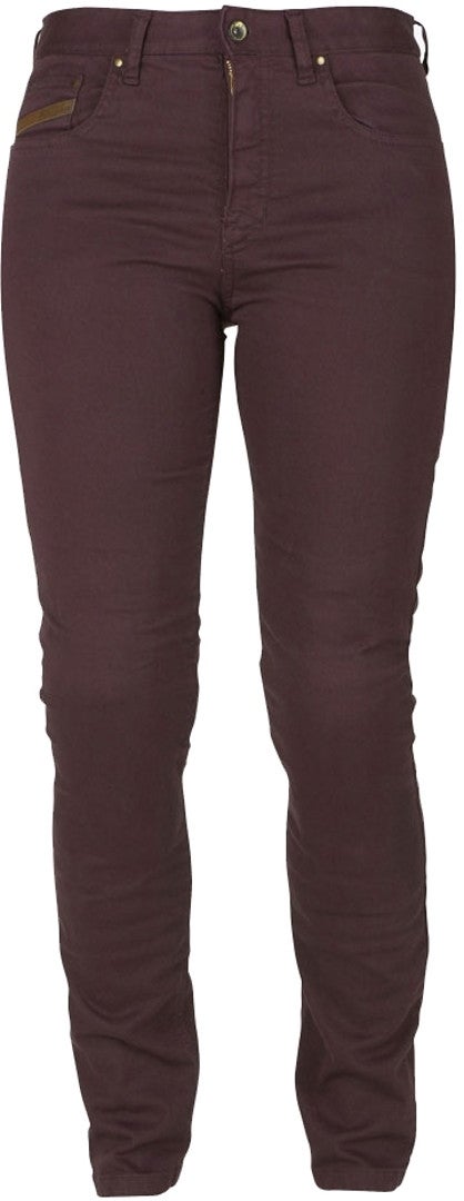 Furygan Paola Dames motor Jeans Bordeauxrood 40 Figuur 1