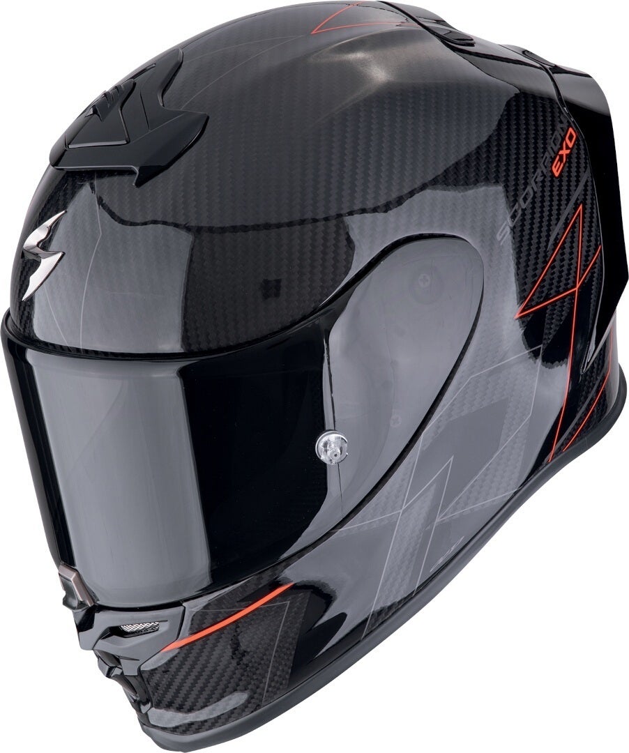 Scorpion EXO R1 Evo Carbon Air Cynergy Casco nero/rosso XL (61/62) Figura 1