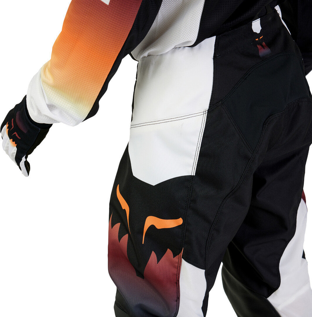 FOX 180 Flora Calça Motocross preto/branco 28 Figura 7