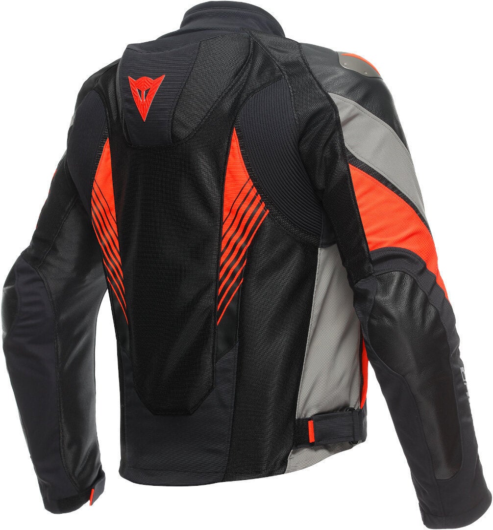 Dainese Super Rider 2 Absoluteshell S26 Motociklistička tekstilna jakna crno/sivo/crveno 56 Slika 2