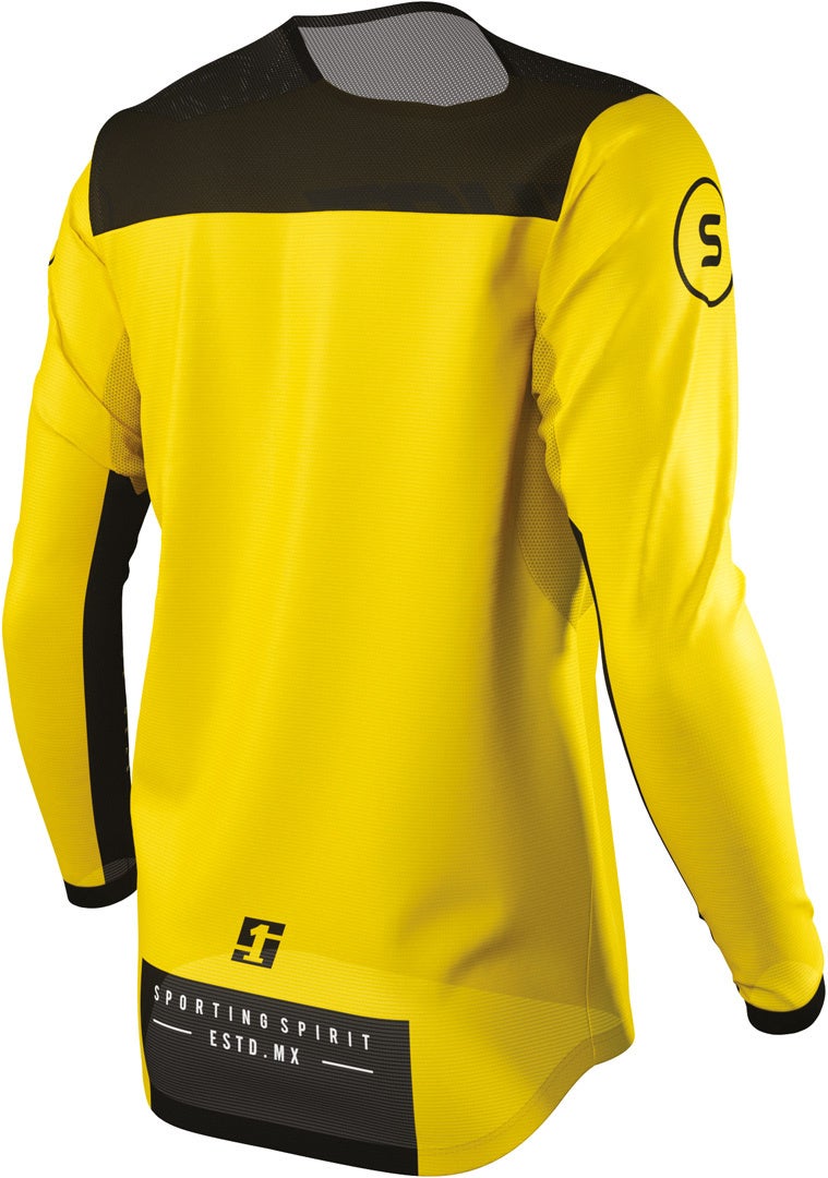 Shot Contact Spirit Motocross Jersey gul S Figur 2