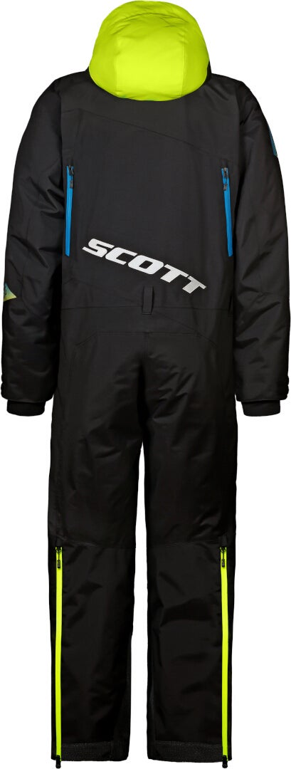 Scott DS Shell Dryo 2023 One Piece Snowmobile Suit black/yellow Short M Figure 4