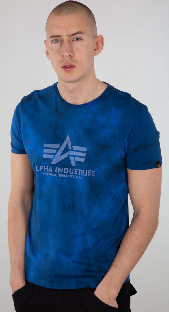 Alpha Industries Batik Tricou albastru S Figura 1