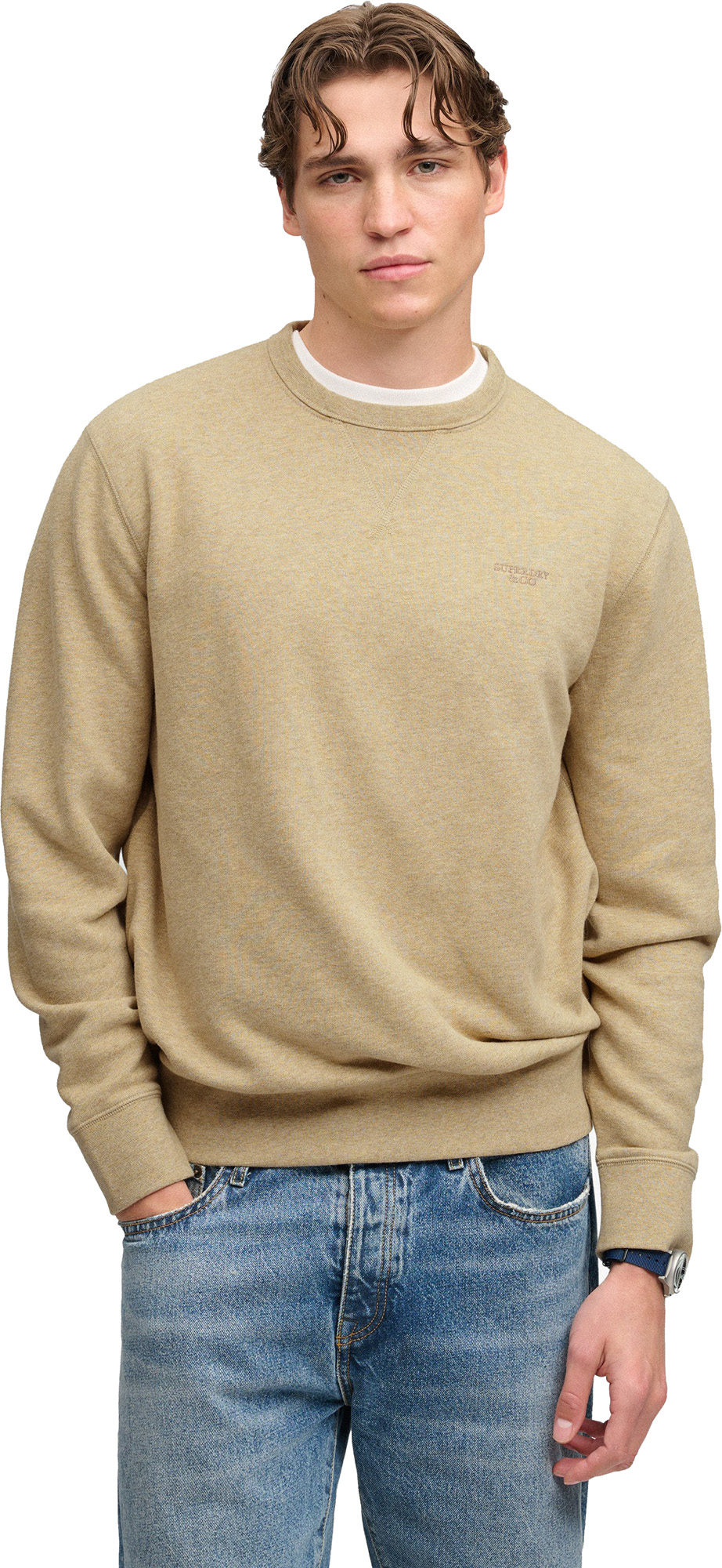 Superdry & Co Essential Stack Logo Huppari Beige XL Kuva 2