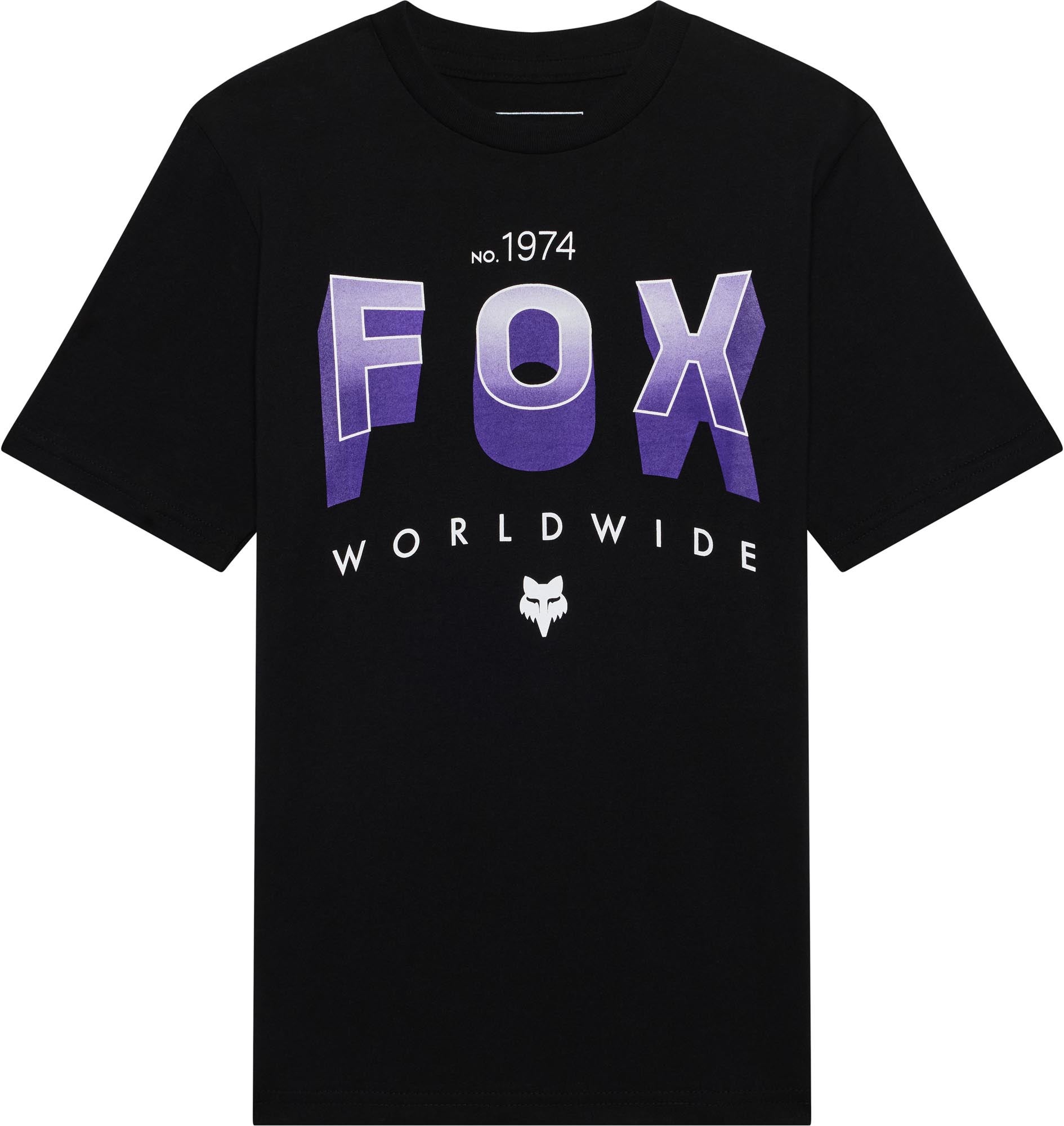 FOX Block Tricou pentru tineret negru YS Figura 1
