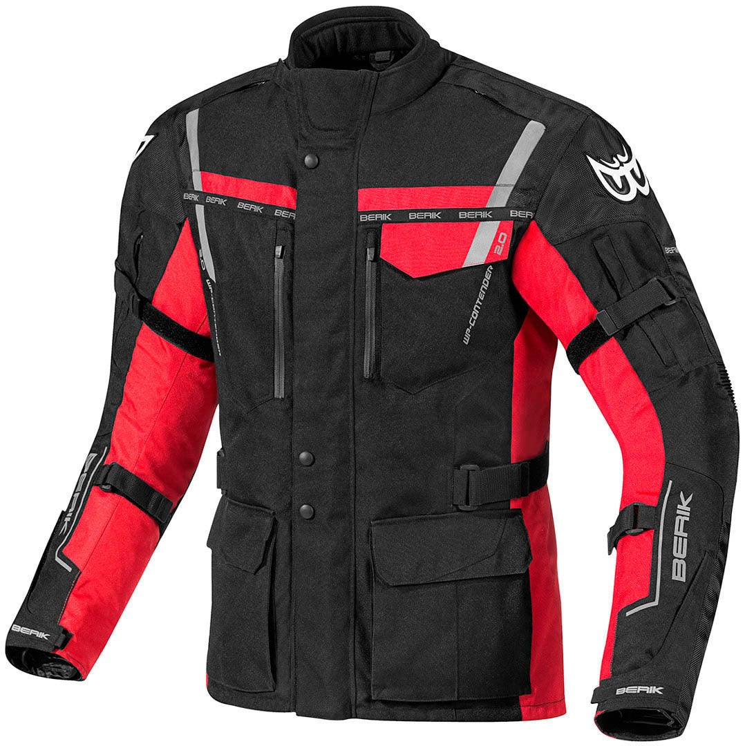 Berik Torino Waterproof Motorcycle Textile Jacket black/red 52 Figure 1