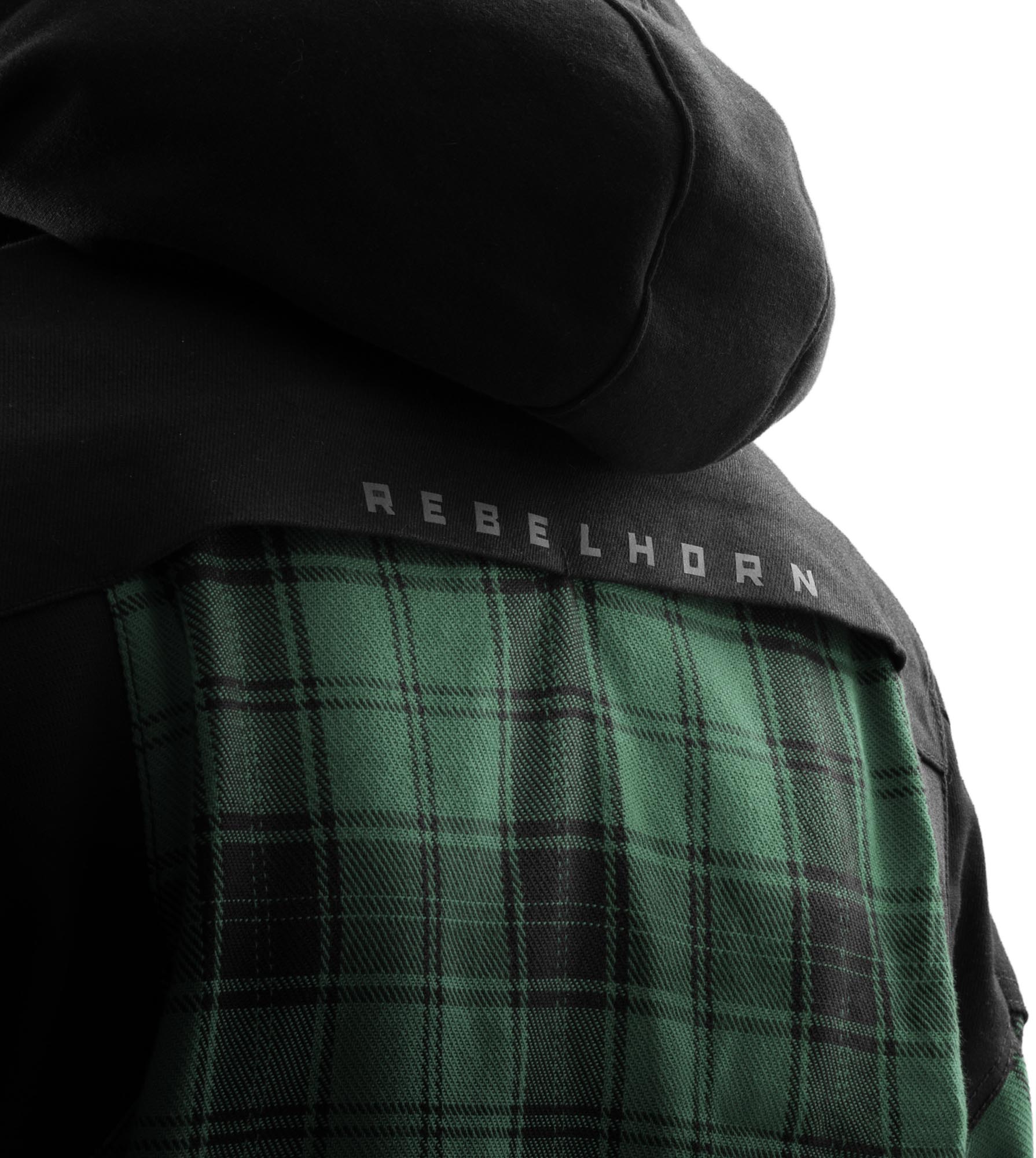 Side view of Rebelhorn Shifter Motorcycle Shirt