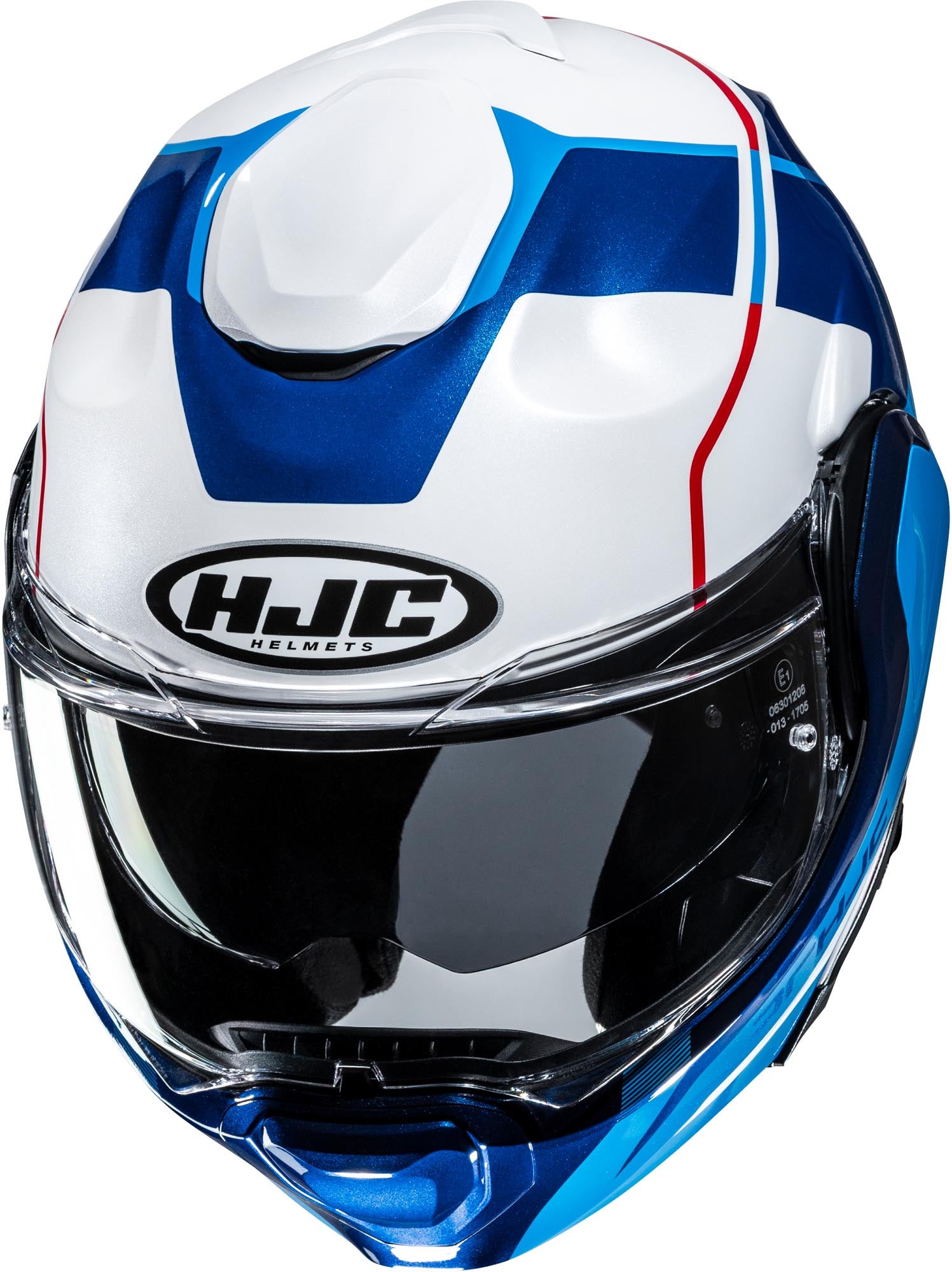 HJC F100 Astra Prilba biela/modrá/červená L (58/59) Obrázok 2