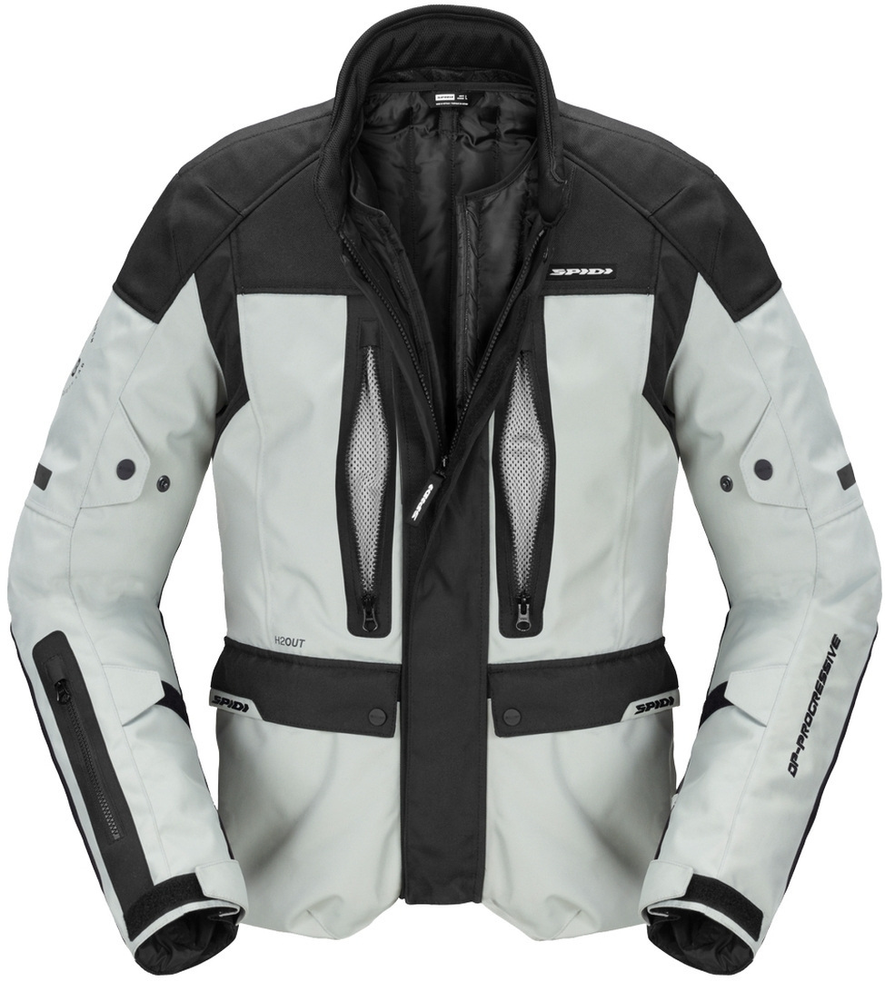 Spidi Traveller 3 H2Out Motorcycle Textile Jacket grey/black L Figure 3
