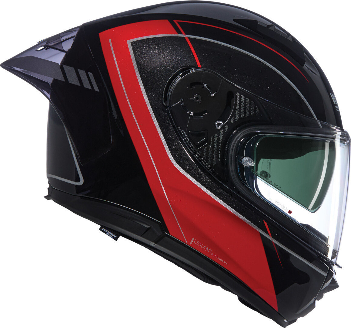 Nolan N60-6 Sport Mesmerico Cască Negru/Roșu S (56) Figura 3
