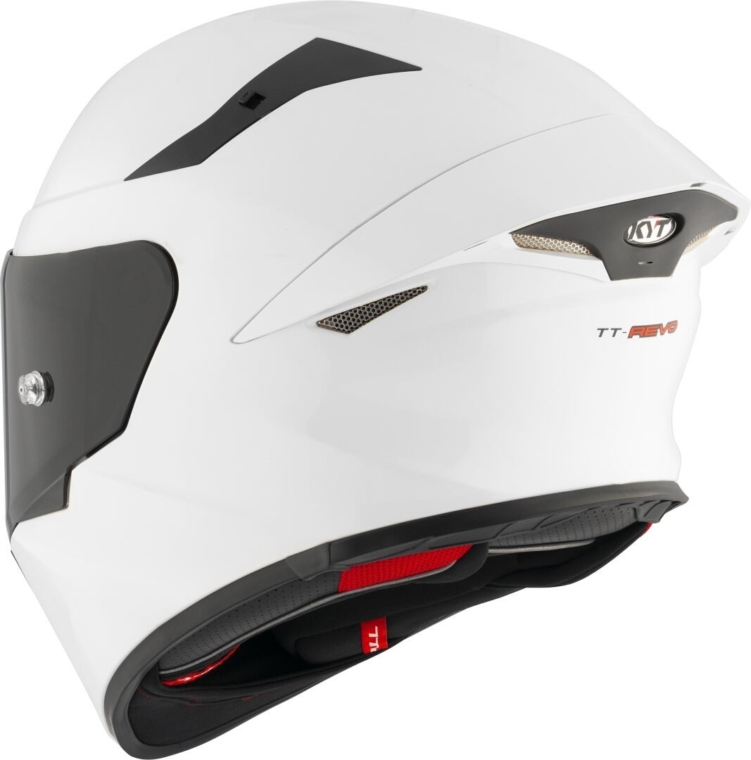 KYT TT-Revo Plain Helm Wit Verlies (59/60) Figuur 7