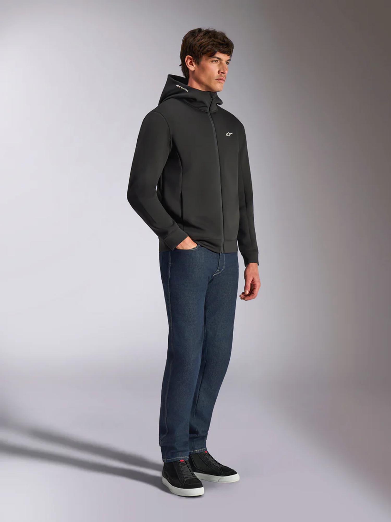 Alpinestars Cypher Sweat à capuche zippé noir S Figure 7